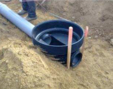 pokládka dna šachty