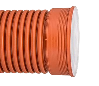 Korugované potrubí s hrdlem