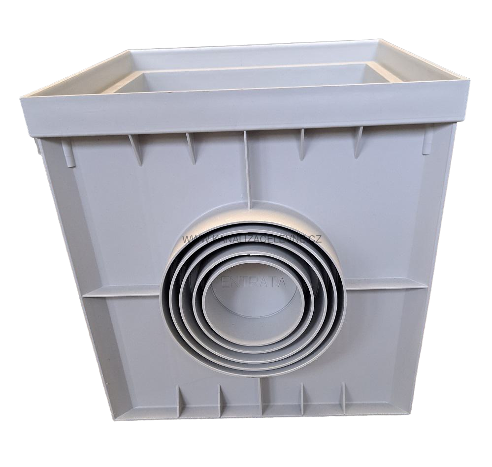 Dvorní vpusť 400x400mm protizápachová s mříží