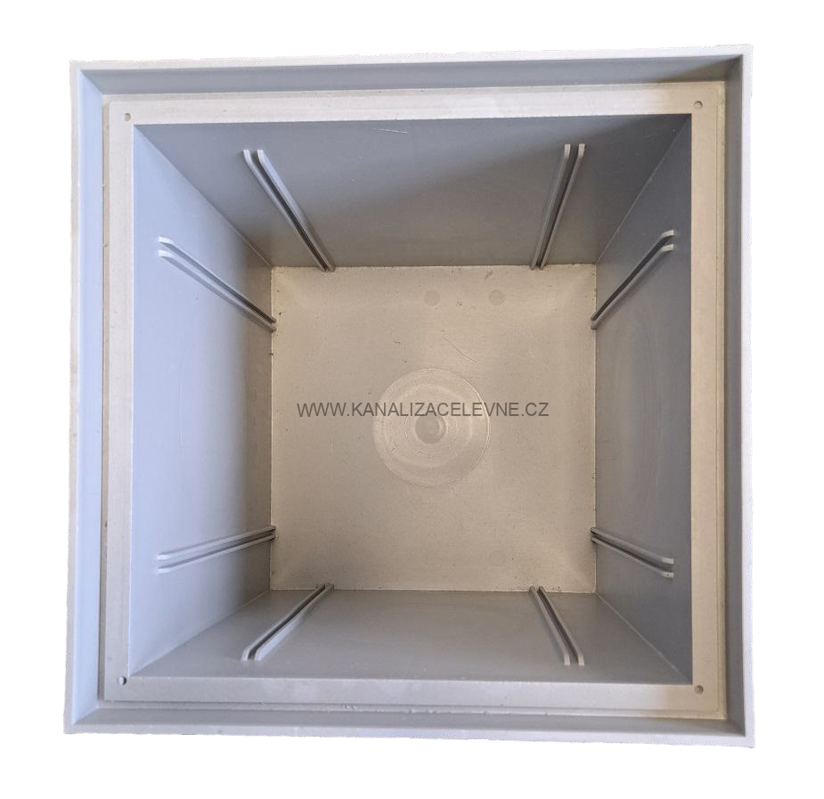 Dvorní vpusť 400x400mm protizápachová s mříží