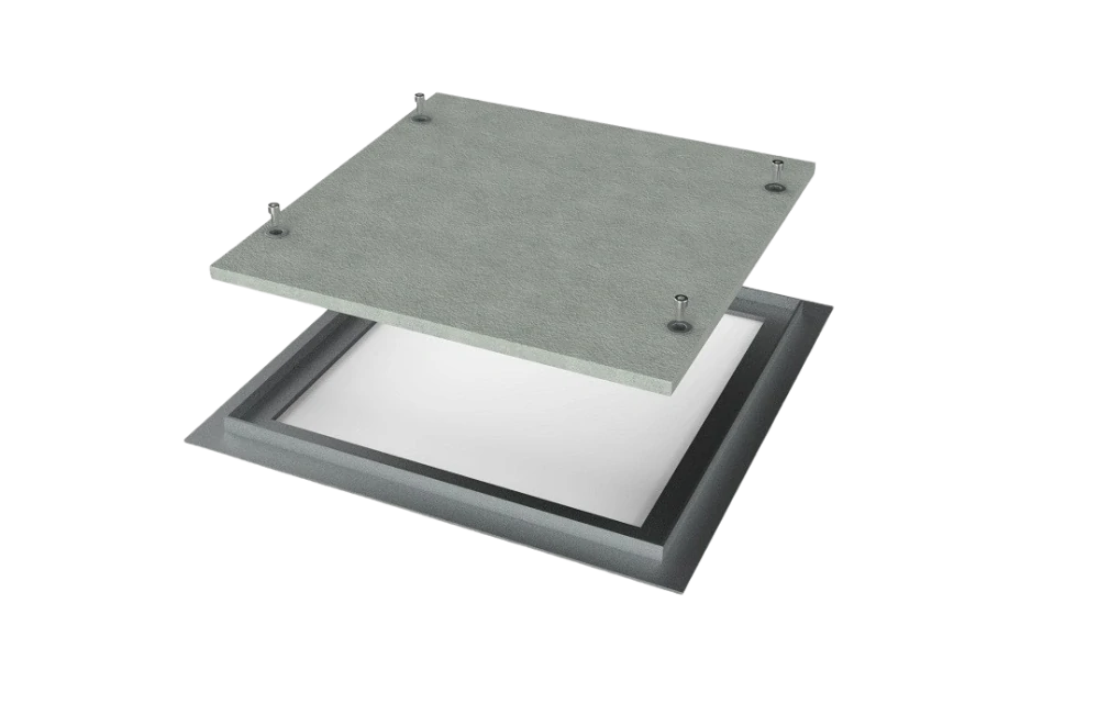 Kompozitní Poklop 1,5 t - 600x600mm s rámem, těsněním a imbus fixací