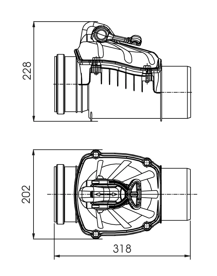 KGKLAP Zpětná klapka 125mm