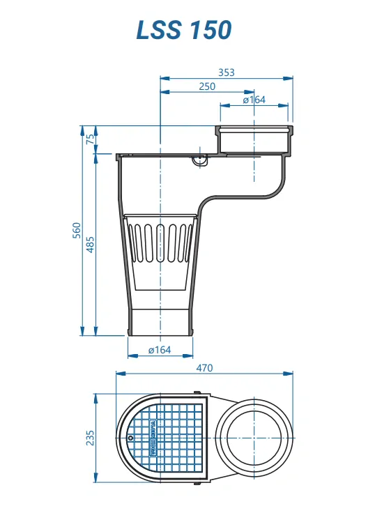 Lapač střešních splavenin dyje® DN 150