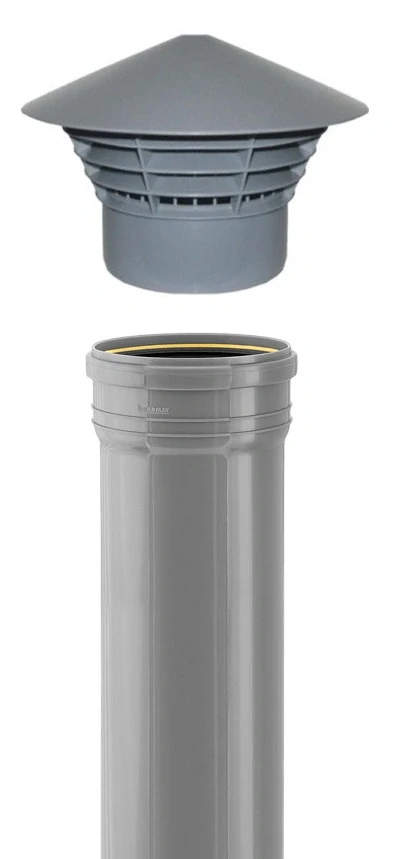 Ventilační hlavice - do hrdla trubky DN 110