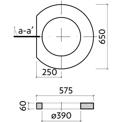 Prstenec vyrovnávací TBV-Q 10a 390/60