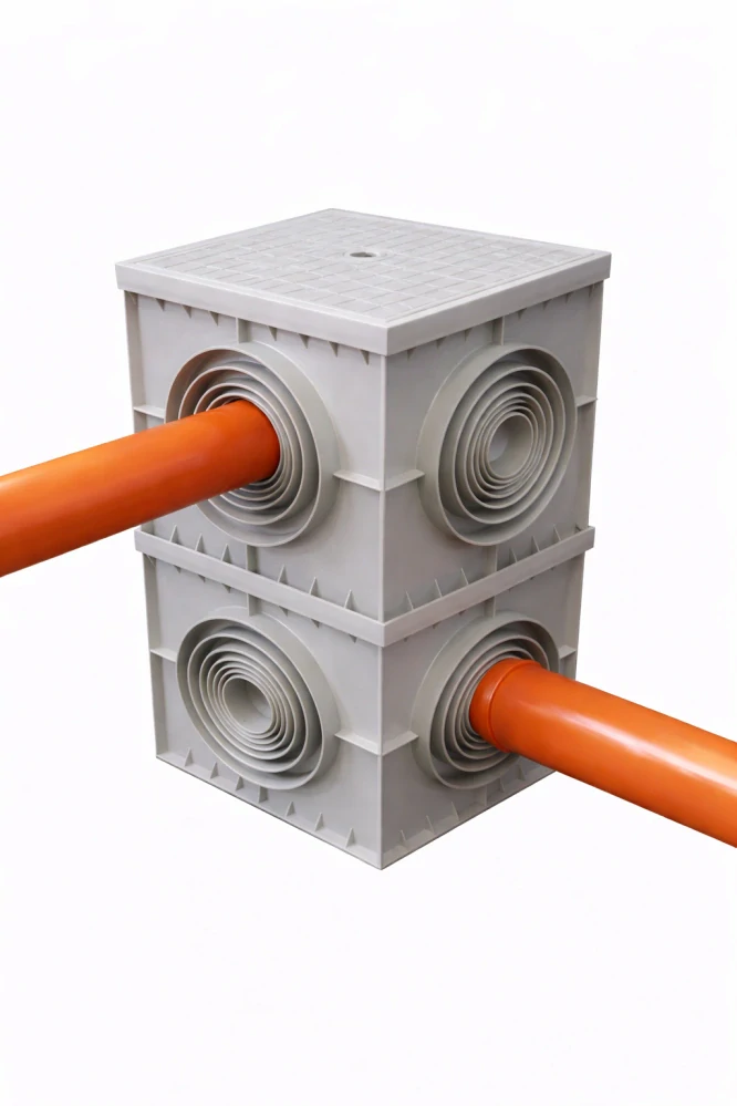 Revizní šachta s poklopem 400×400 mm – sestava II.