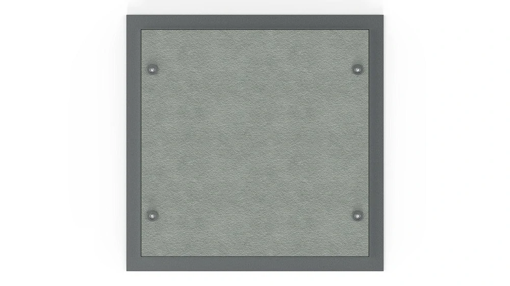 Kompozitní Poklop 1,5 t - 1000x1000mm s rámem, těsněním a imbus fixací