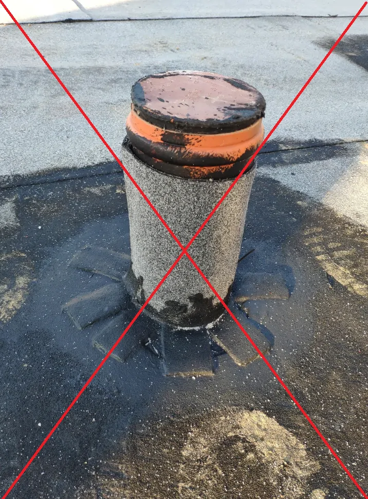Prostup hydroizolací s asfaltovým pásem KG 110mm