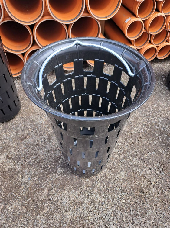 Koš kalový pro uliční vpusť vysoký A4 plast