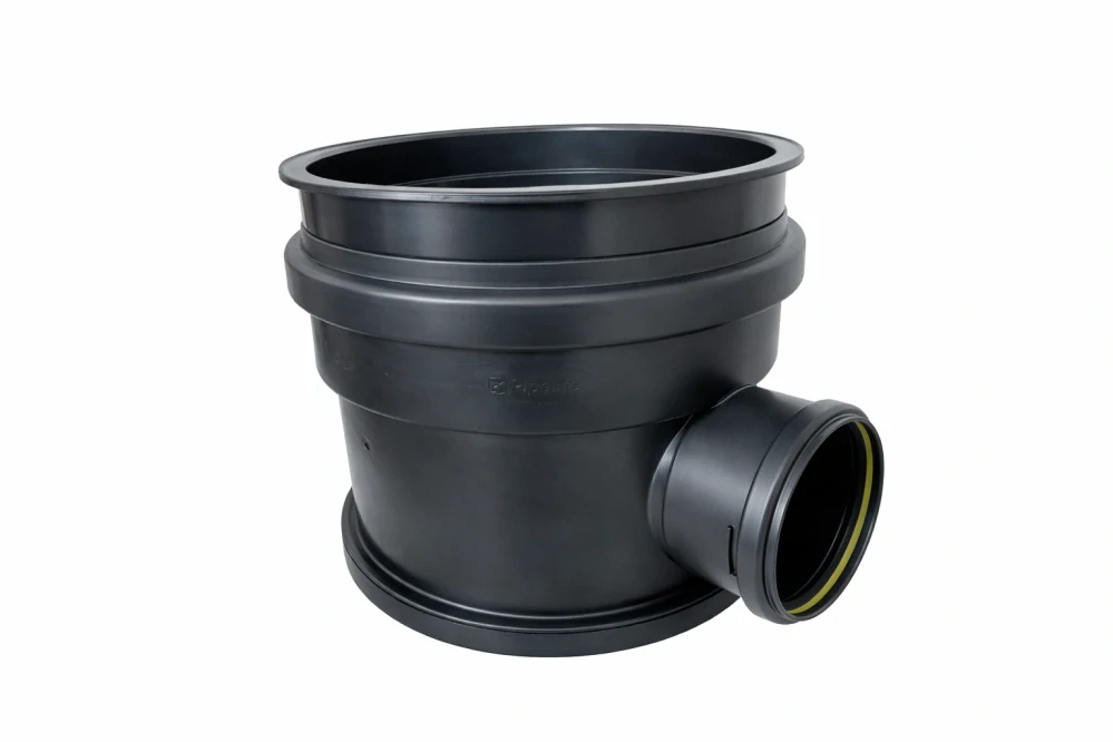 Revizní šachta 315mm průchozí KG 125 + plast. zátka pochozí - 500mm