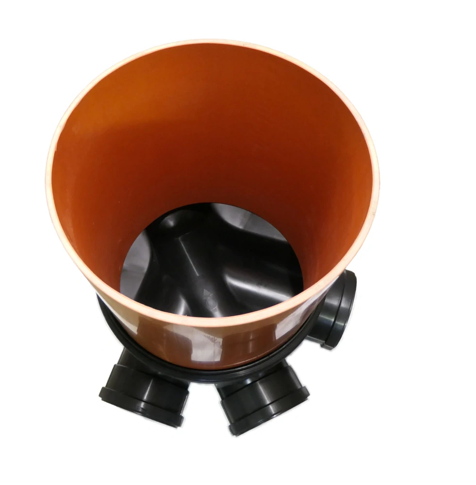 Revizní šachta 400mm rozvětvená KG 200 + plast. poklop 7,5t