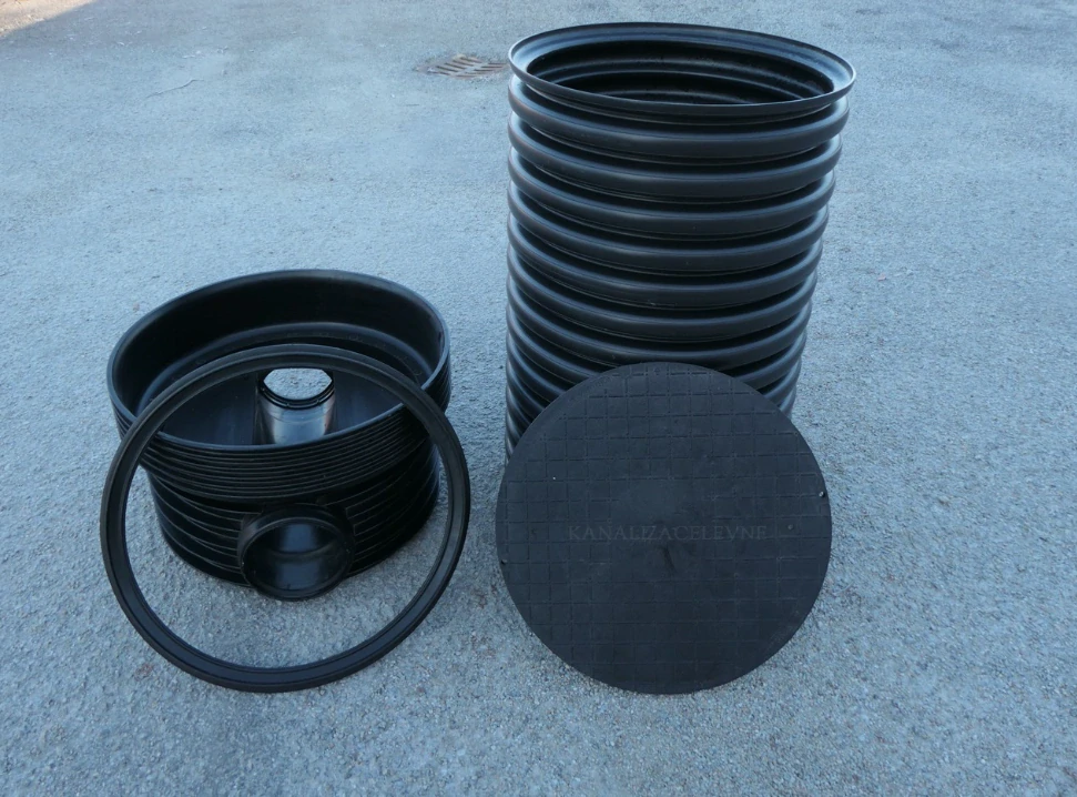 Revizní šachta DN 600x160mm přímá 600kg 1000mm