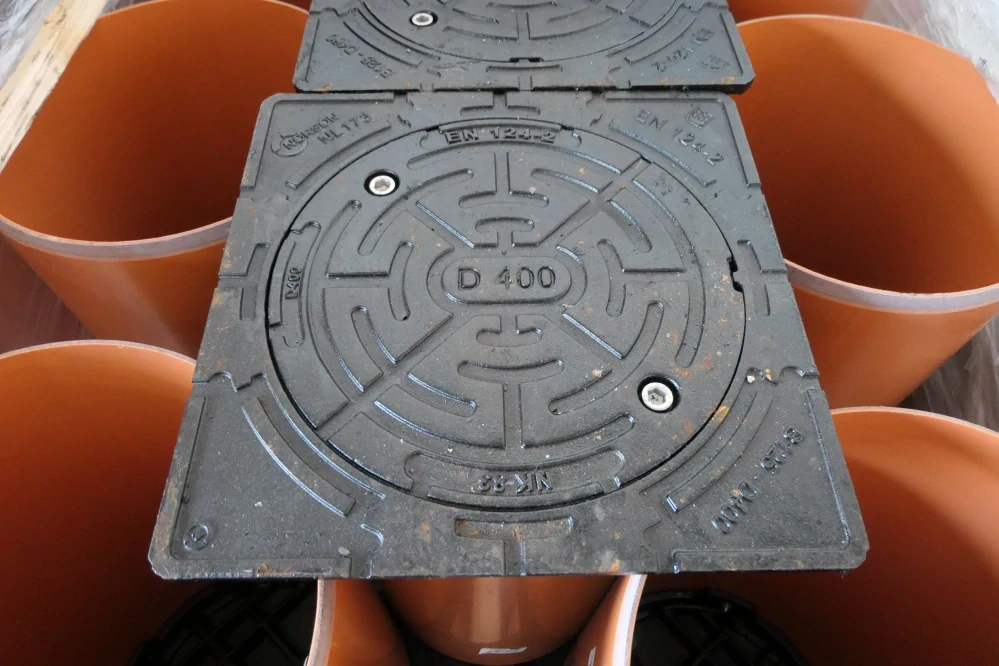 Uklidňovací šachta DN400 – PE40 na KG160 - pojezdová 40t