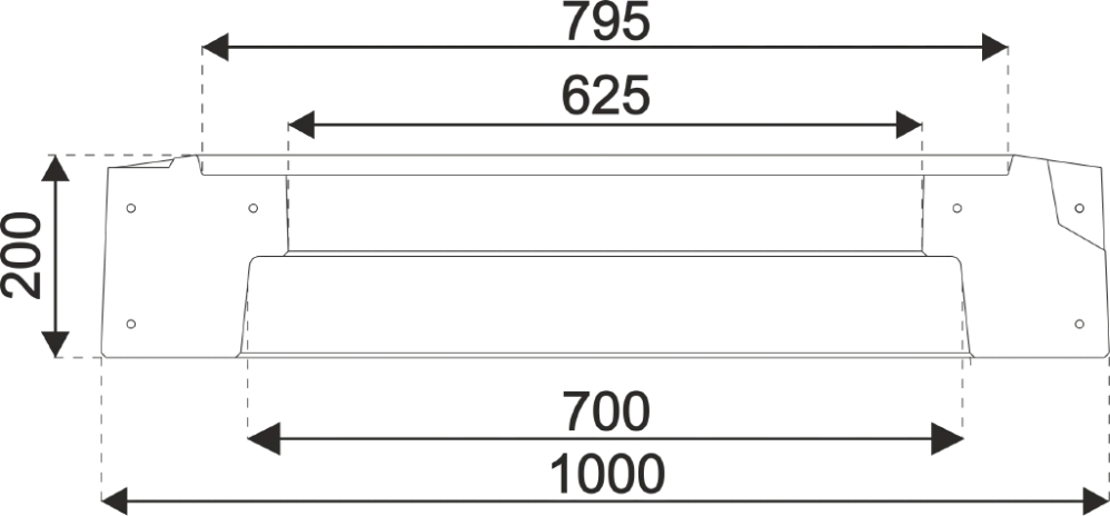 Revizní šachta DN 1000x315mm rozvětvená 40 t