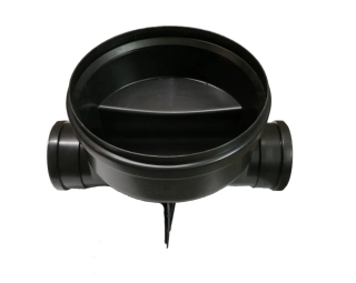 Kanalizační šachtové dno přímé DN 400/160