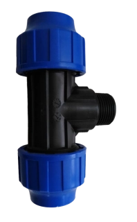 PE T-kus 32 x 1" mm vnější závit