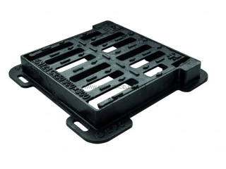 Litinová mříž s rámem 300x300 