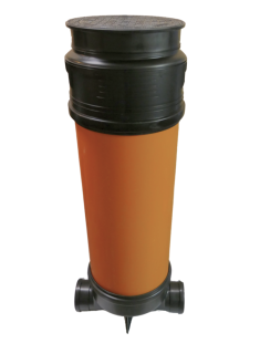 Pachotěsná revizní šachta 315mm průchozí KG 160 + poklop 3t