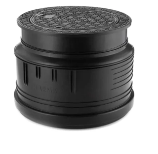 Poklop vodotěsný, pachotěsný plastový 3t - na hladkou rouru DN 400