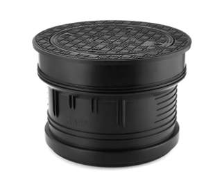 Poklop vodotěsný, pachotěsný plastový 3t - na hladkou rouru DN 315