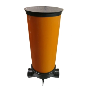 Revizní šachta 315mm průchozí KG 200 + plast. poklop 1,5t - 1500mm