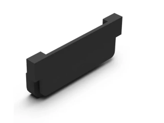 Koncovka venkovního žlabu 130x55mm