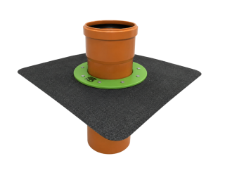 Prostup hydroizolací s asfaltovým pásem KG 110mm