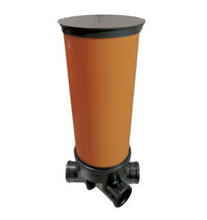 Revizní šachta 400mm rozvětvená KG 200 + plast. poklop 1,5t