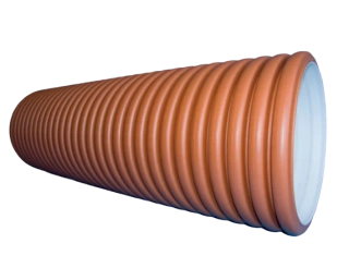 Korugovaná trouba PP SN8 DN 500 x 6000 mm bez hrdla a těsnění