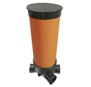Revizní šachta 400mm rozvětvená KG 160 + plast. poklop 7,5 t