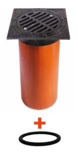 PVC Teleskop mříž 315 40 t + manžeta