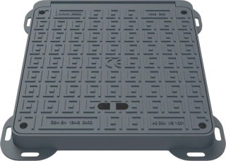 Hranatý poklop 600x600mm 40t