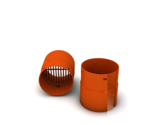 Přechod drenážní na KG s mřížkou DN 110/100