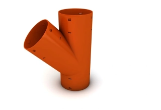 Odbočka drenážní 45° DN 100/100