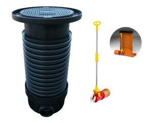 Revizní šachta DN 600x200mm přímá 12,5 t se zpětnou klapkou