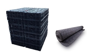 Vsakovací box objem 1800l + geotextílie typ II