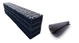 Vsakovací box objem 1800l + geotextílie typ III