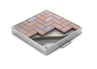 Poklop zadlažďovací 300x300 mm C250 venkovní