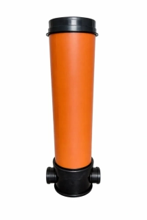 Revizní šachta 315mm průchozí KG 125 + plast. zátka pochozí