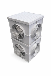 Revizní šachta s poklopem 400×400 mm – sestava