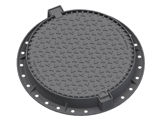 Kruhový poklop 600mm 40t – KASI s PUR tlumením