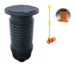 Revizní šachta DN 600x200mm přímá 40 t se zpětnou klapkou