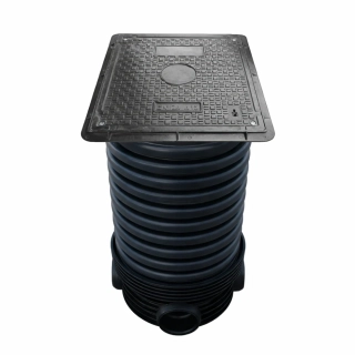 Revizní šachta DN 600x160mm typ X 12,5 t hranatý poklop