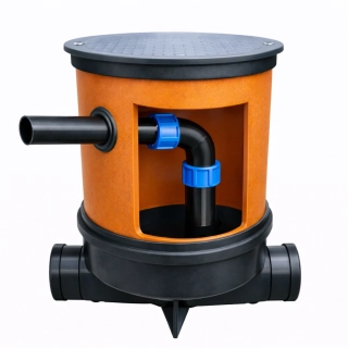 Uklidňovací šachta DN400 – PE40 na KG160 - pochozí