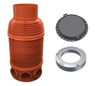 Revizní šachta DN 1000x250mm rozvětvená 40 t