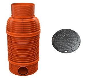Revizní šachta DN 1000x315mm přímá 1,5 t