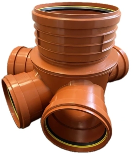 Kanalizační šachtové dno sběrné DN 400/250