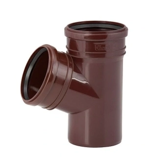 Odbočka UV stabilní DN 110/110/45° - hnědá