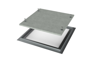 Kompozitní Poklop 1,5 t - 600x600mm s rámem, těsněním a imbus fixací