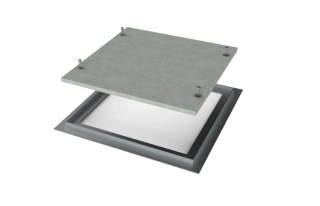 Kompozitní Poklop 1,5 t - 1000x1000mm s rámem, těsněním a imbus fixací